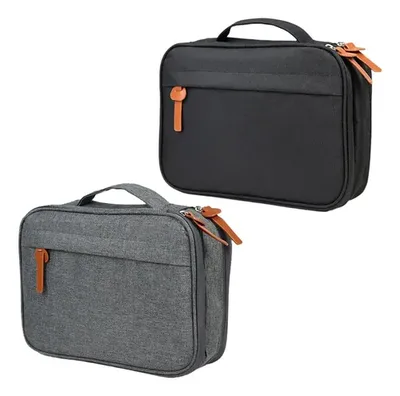 Necessaire Doble Compartimento Viajes - Poliéster