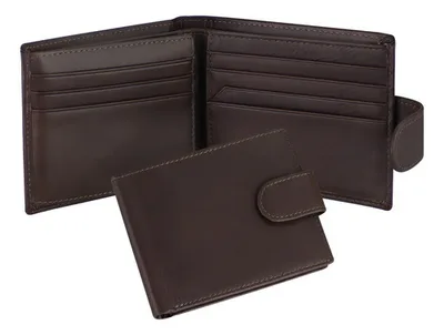 Deluxe Leather Wallet Brown - Premium Quality Brown