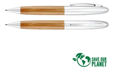 Deluxe Bamboo/metal Pen - Executive Quality