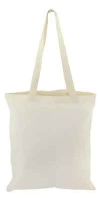 Bolsa 100% Algodón Natural Basic 35x40cm Natural
