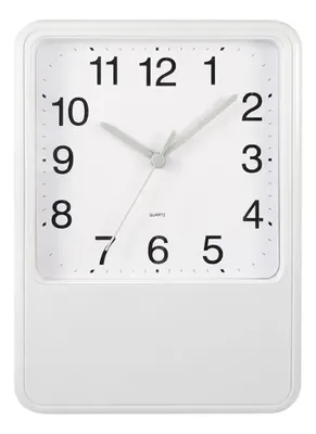Reloj De Pared Blanco - Espacio Para Logo