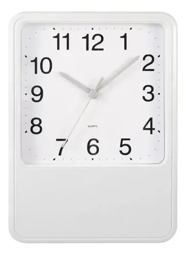 Reloj De Pared Blanco - Espacio Para Logo