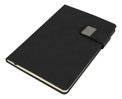 Deluxe Cuaderno Termo-pu A5 Negro Kevin