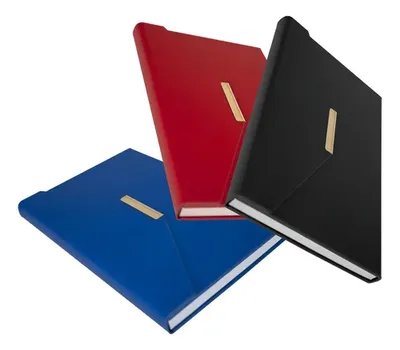 Deluxe Pu Leather A5 Notebook - Envelope Style