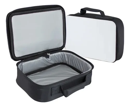 Lonchera Cooler Negra Para Sublimación 3.5l