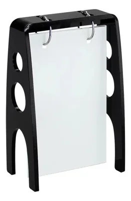 Porta-retrato Colgante Sublimación Blanco Base Negra