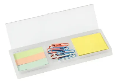 Porta Notas Adhesivas Clips - Multicolor