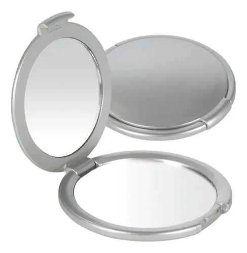 Espejo Plateado Doble Aumento - Plástico Abs