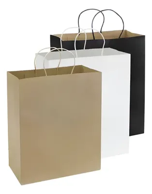 Bolsa Papel 150g/m2 Kraft Reciclable 3 Colores
