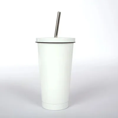 Vaso Acero Inox Sublimación 550cc Blanco