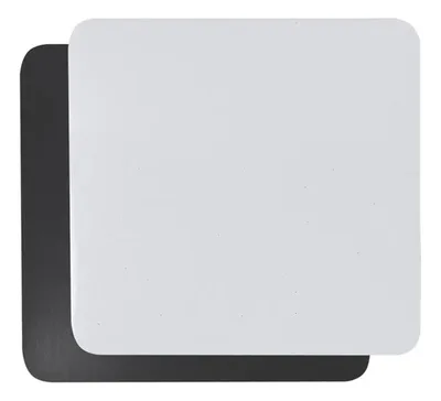 Imán Cuadrado Grande Blanco Sublimación 9.5cm