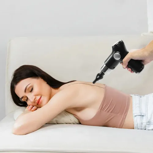 Usb Massager Black - 4 Interchangeable Heads