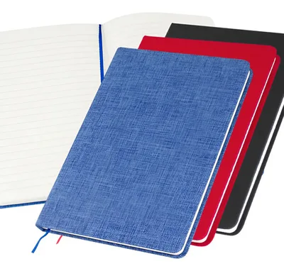 Cuaderno Tela A5 - 3 Colores