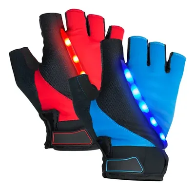Guantes Led Ciclismo 5 Luces 3 Modos