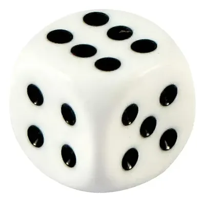 Dado Blanco Juego 1.6cm - 10 Unidades