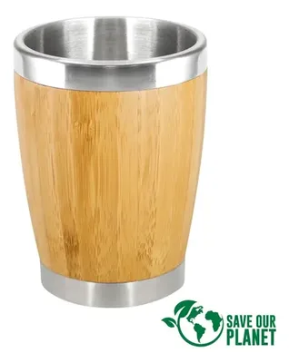 Vaso Bamboo 350cc Natural - Eco-friendly Natural