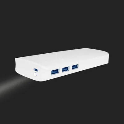 Power-bank Cargador 13000mah Blanco Usb Portátil Blanco