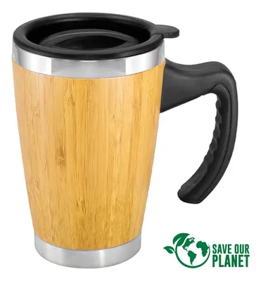 Bamboo Mug 400cc Natural - Asa Negra Natural