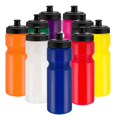 Botella Deportiva Plástica 700cc Varios Colores