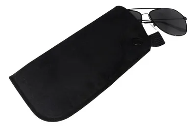 Fieltro Lens Case - Gris/negro