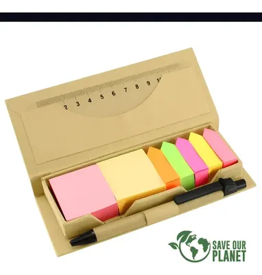 Eco Office Set Natural - Pen + Notes Natural