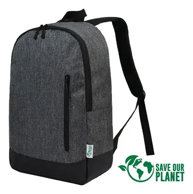 Mochila Look Negra 18l Eco-friendly Tela Rpet Negro