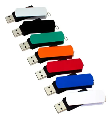 Usb Pendrive 32gb Giratorio 7 Colores