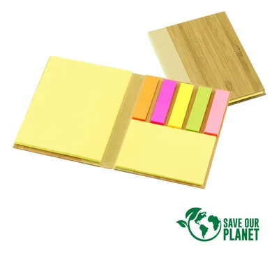 Bamboo Memo Set With Hard Covers Natural