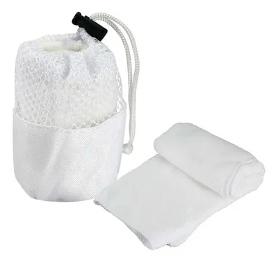 Toalla Facial Microfibra 30x33cm Blanco Sublimación Blanco