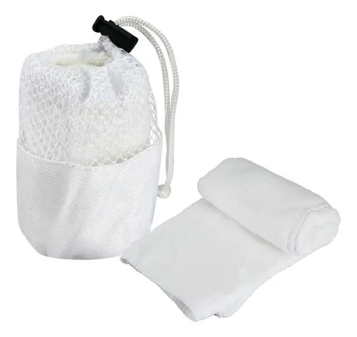 Toalla Facial Microfibra 30x33cm Blanco Sublimación Blanco