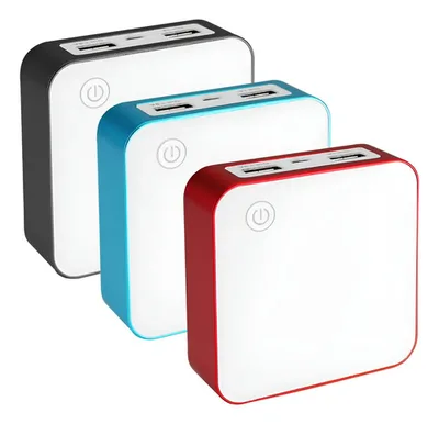 Power Bank Deluxe 8400mah Usb Varios Colores