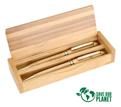 Bamboo Writing Set - Natural Color