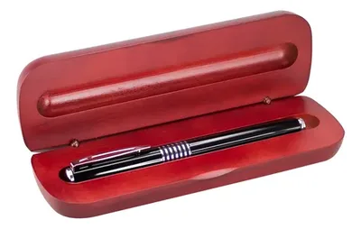 Porta-bolígrafo Madera Natural Calidad Premium