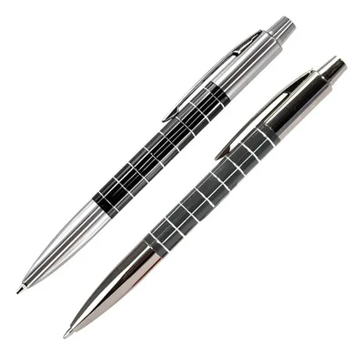 Bolígrafo Metálico Top Gun Titanio - Calidad Premium Negro