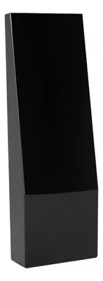 Trofeo Cristal Negro Azabache - Reconocimiento Premium Negro
