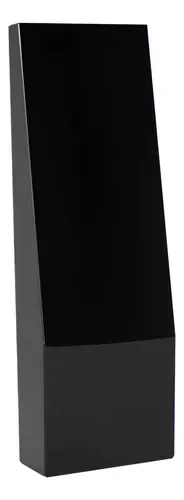 Trofeo Cristal Negro Azabache - Reconocimiento Premium Negro