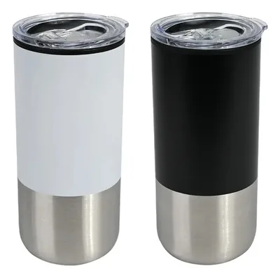 Taza Theo 450ml Aislante Metálica Plástico