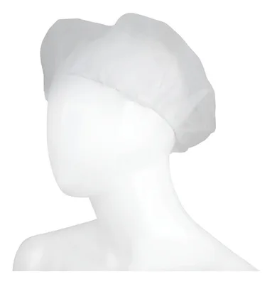 Set 100 Gorros Desechables 20g/m² Blanco
