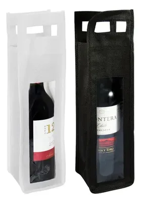 Portabotella Vino Tnt Blanco/negro - Regalo Corporativo