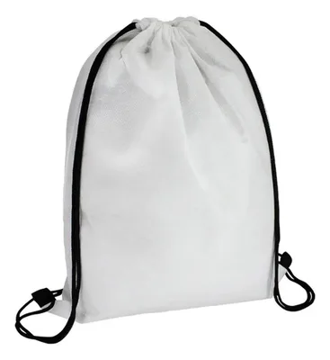 Mochila Morral Sublimación Blanca 30x40cm