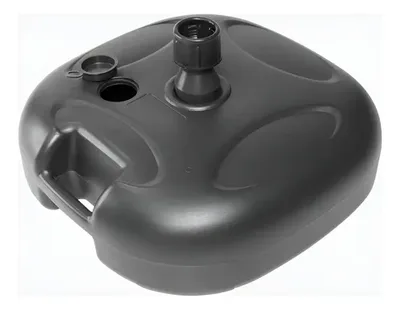 Base Estabilizadora Plástica Negra 18kg 43x43cm Negro