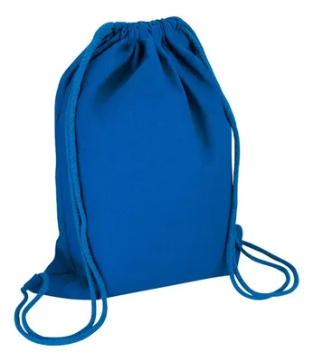 Mochila Morral Azul Algodón Canvas 10oz