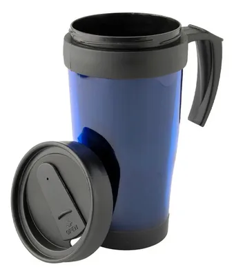 Taza Térmica Plástica 400cc Varios Colores