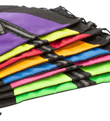 Mochila Morral Negra Poliéster 34x43cm