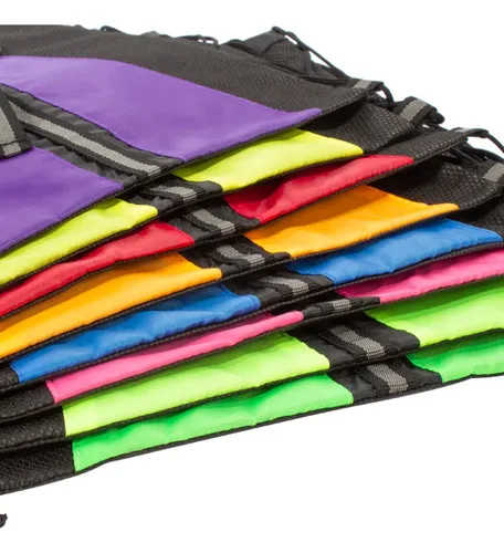 Mochila Morral Negra Poliéster 34x43cm