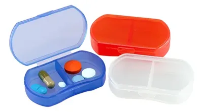 Pastillero Bizone Pvc Organizador Diario 3 Colores
