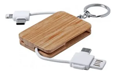 Multicargador Bamboo T62 Tipo Llavero Usb-c