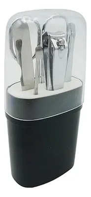 Set Manicura Profesional 5 Piezas Estuche Pvc