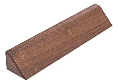Placa Identificación Escritorio Mdf Nogal 26cm Nogal