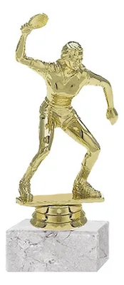 Trofeo Plástico Ping Pong Femenino Modelo 134